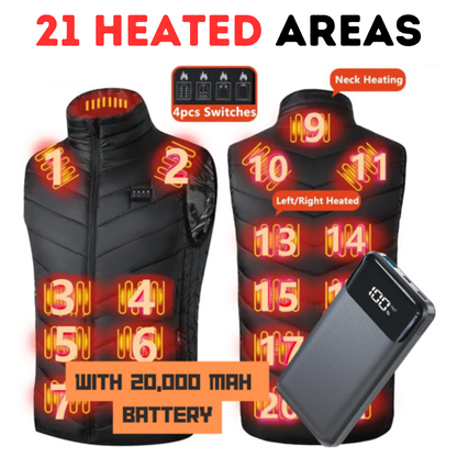 🔥 WarmthWave™ Heated USB Unisex Vest